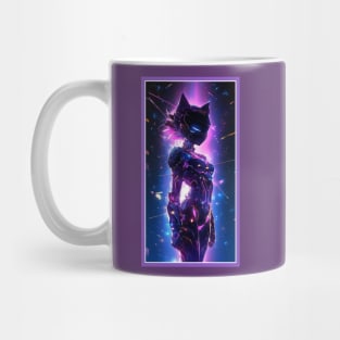 Anime Cute Cat Girl | Sci-Fi Manga Girl Anime Art Mug